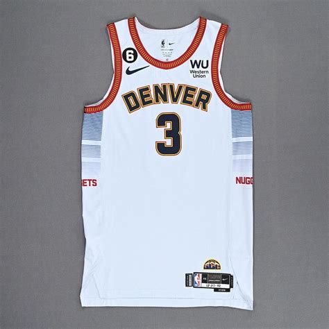 Bones Hyland Denver Nuggets Game Worn City Edition Jersey