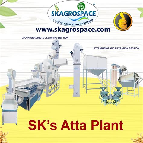 Fully Automatic Industrial Chakki Atta Plant 5 9 Ton Per Day At Rs