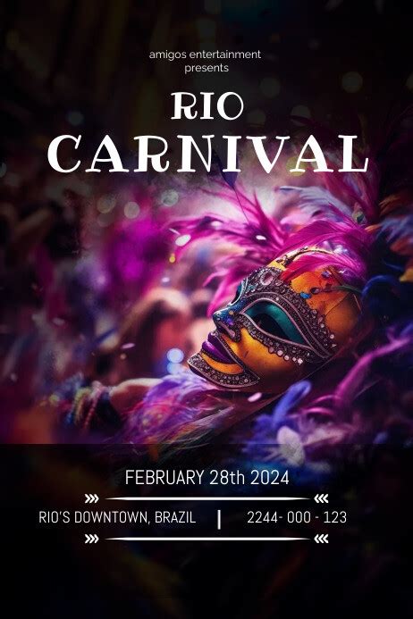 Rio Carnival Template Postermywall