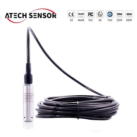 Atech Analog 4~20madc Water Tank Transmitter Analog Fuel Level Sensor China Water Pipeline