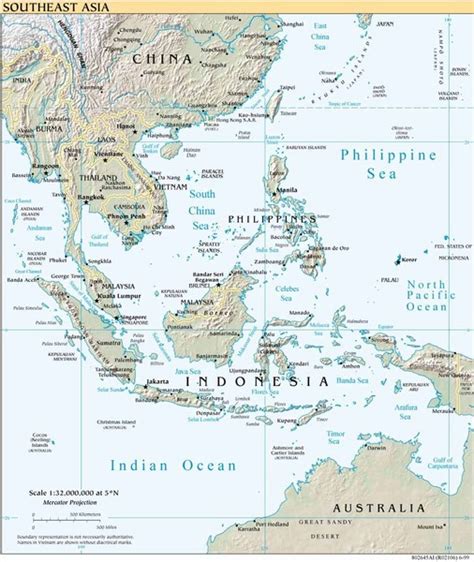 Southeast Asia Map - Southeast Asia • mappery