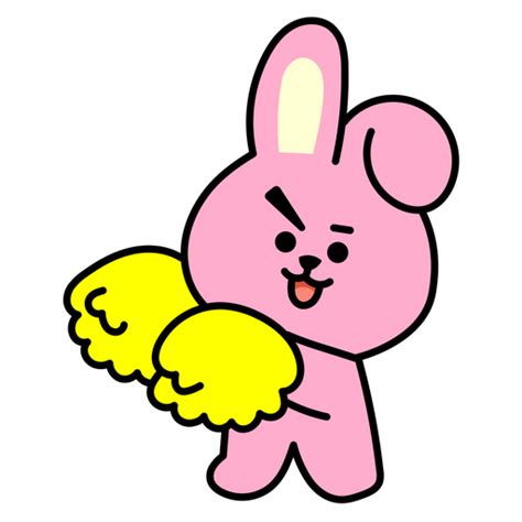 BTS BT21 Cooky Cheerleader Sticker Sticker Mania