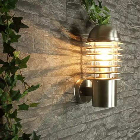 Lampe D Ext Rieur Mur Inox Ip E Ext Rieur Wandleuchte Maison Jardin