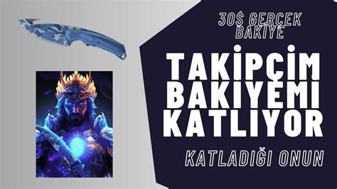 TAKİPÇİM BAKİYEMİ KATLIYOR KEYDROP BIÇAK ÇEKTİK 30 GERÇEK BAKİYE