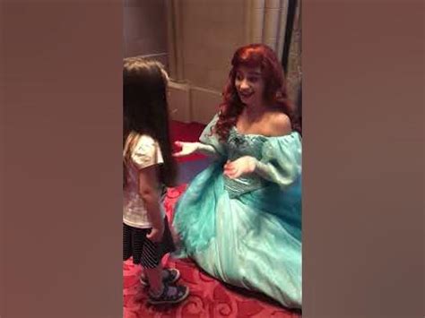 Julia Y Là Sirenita En Disneyland Paris Julio 2017 Youtube