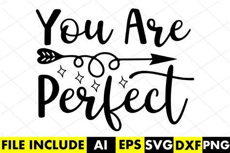 You Are Perfect Graphic By Crafthill Creative Fabrica