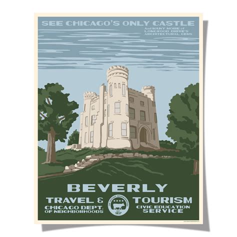 Beverly Chicago – A WPA-inspired Chicago Neighborhood Print — The Chicago Neighborhoods