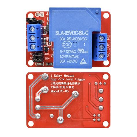 1 Channel Relay Module Board With Optocoupler HL Level Triger M 30A 5V