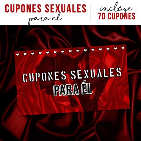 Vales Sexuales Para Él Cupones De Sexo Imprimibles Regalo Etsy España