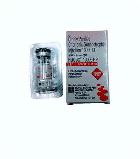 Human Chorionic Gonadotropin Liquid Hucog Hp 10000 Iu Packaging Size