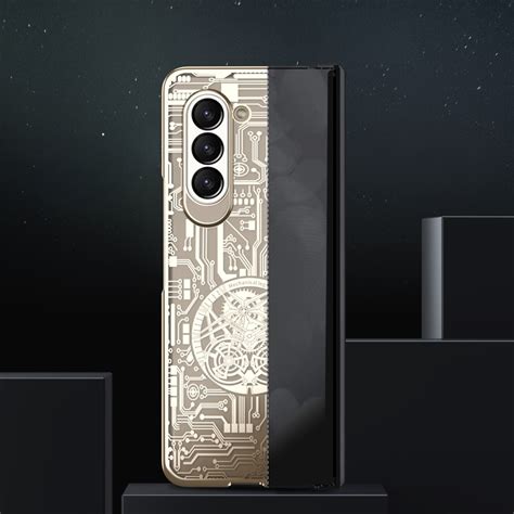 Etui Ze Szk Em Do Samsung Galaxy Z Fold G Mechanical Legend Z Ote