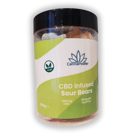 Canna Power Vegan Cbd Infused Gummies 600mg Cbd Cannapower Uk