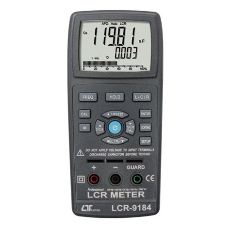 Professional 100khz Lcr Meter Lutron Lcr 9184 Jutech Electric