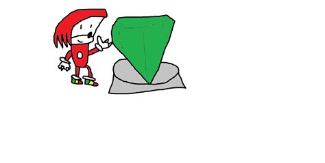 Knuckles and the Master Emerald from Sonic by HazPot on Newgrounds