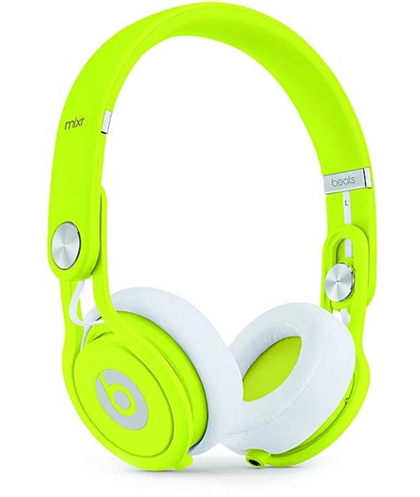 Beats By Dre Mixr Limited Edition Neon Yellow Headphones | Zumiez