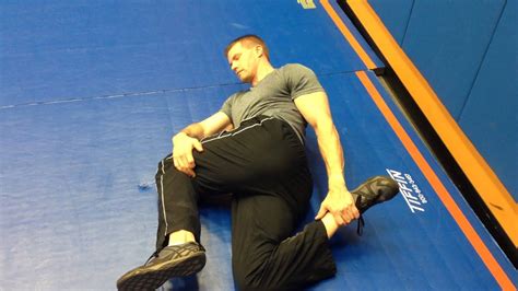 Side Lying Hip Flexor Stretch Youtube