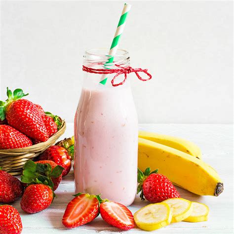 Recette Milkshake Fraise Banane