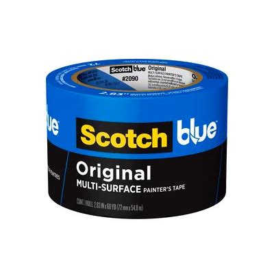 ScotchBlue Original Painter's Tape, 2.83 in x 60 yd, 3M 2090-72NC, 70 ...