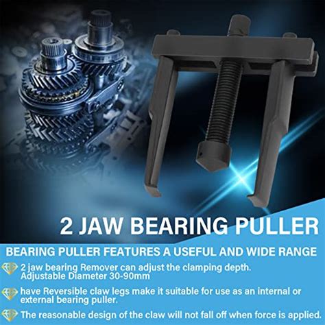 TIOIT COEME 2 jaw Bearing Puller, Adjustable Two Jaw Puller Tool for ...