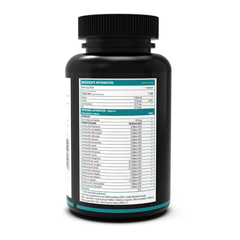 Buy Nutritjet Probiotic Supplement 50 Billion Cfu Capsule 60s Online