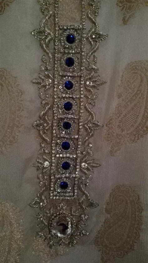 Pin By Mohini Wasdev On Dresses Hand Beaded Embroidery Simple