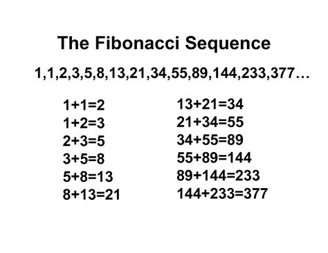 Serie Sequenza Di Fibonacci