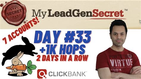 My Lead Gen Secret Case Study Day 33 Using Clickbank Best