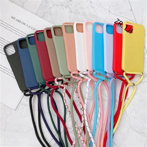 Strap Cord Chain Necklace Lanyard Mobile Phone Case For Apple Iphone