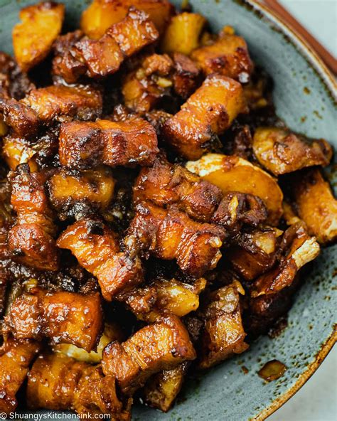 Chinese Braised Pork Belly {hong Shao Rou} Recipe Cart