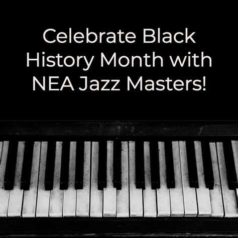 Celebrate Black History Month with NEA Jazz Masters! | National Endowment for the Arts