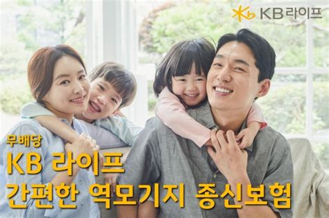 Kb라이프생명 간편심사 기능 더한 역모기지 종신보험 출시 글로벌이코노믹