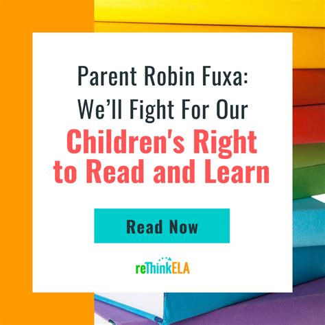 Parent Well Fight For Our Childrens Right To Read And Learn