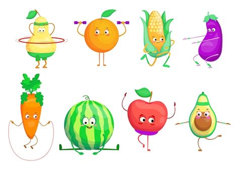 Descubrir 75 Imagen Frutas Y Verduras Dibujos Animados Viaterra Mx