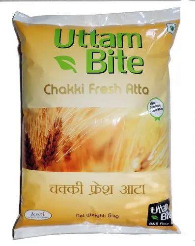 Uttam Bite Chakki Fresh Atta Wheat Flour Packaging Type Packet At Rs