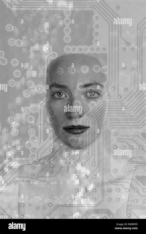 Artificial intelligence image Black and White Stock Photos & Images - Alamy