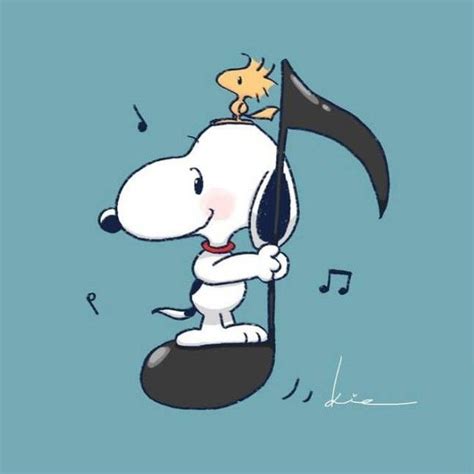 A Cartoon Snoopy With A Bird On Top Of It S Head