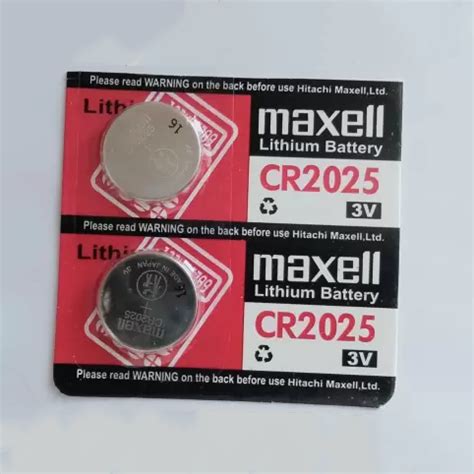 Maxell Coin Cell Battery CR2025 3V Lithium Makers Electronics