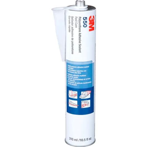 3m™ 550fc Polyurethane Adhesive Sealant 310 Ml Capacity White Pkg