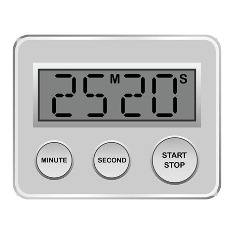 digital timer mockup realistic style  vector art  vecteezy