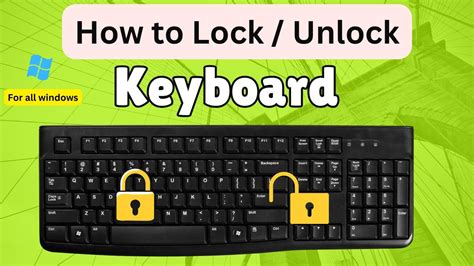 How To Lock Unlock Keyboard In Windows Pc Or Laptop How To Lock