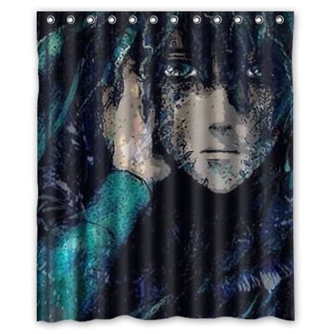 Deyou Howls Moving Castle Shower Curtain Polyester Fabric Bathroom