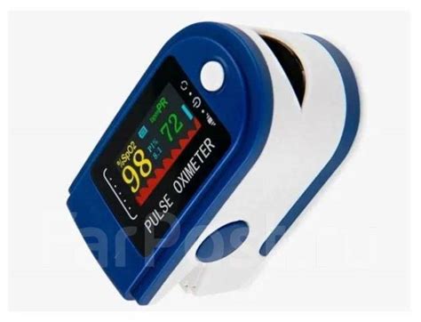 Пульсометр с функцией пульсоксиметра на палец Fingertip Pulse Oximeter ...