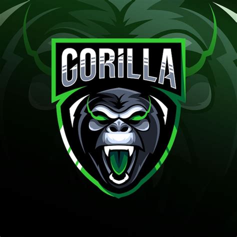 Premium Vector Gorilla Mascot Logo Esport