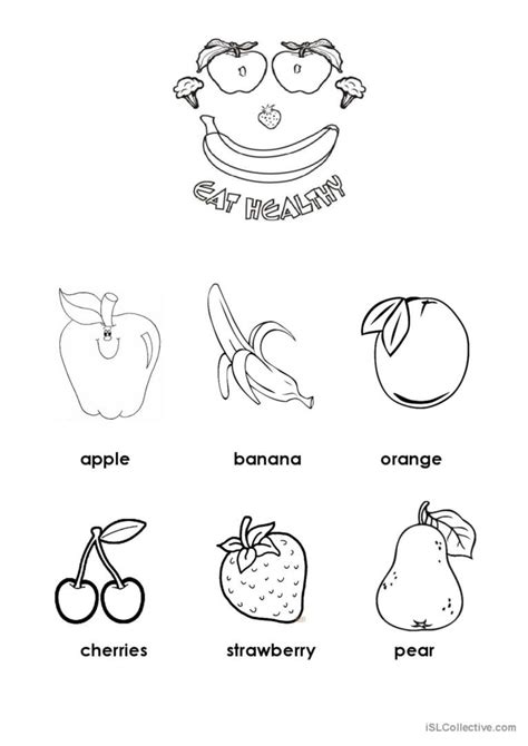 Healthy And Unhealthy Foods Coloring Pages