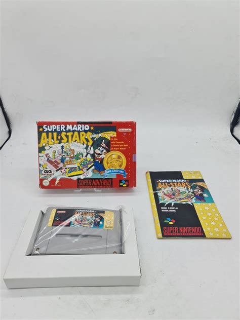 Extremely Rare Super Nintendo Snes Super Mario All Stars Catawiki