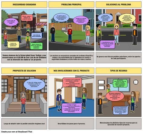 Storyboard Inseguridad Lrn Storyboard By 97cc6566