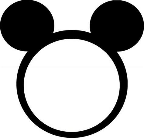 Mickey Mouse Ears Template Printable - Cliparts.co