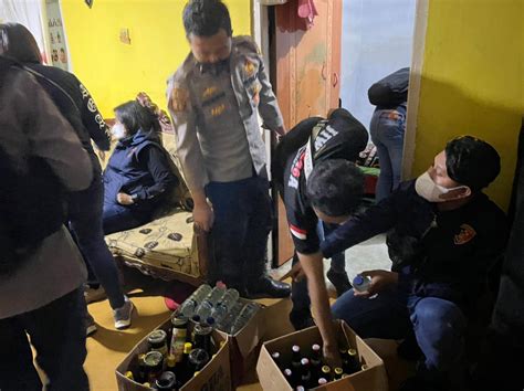 Jelang Ramadhan Ops Pekat Otanaha Berhasil Amankan Puluhan Botol