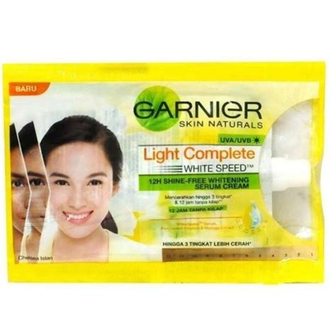 Jual GARNIER LIGHT COMPLETE WHITE SPEED SERUM CREAM 7 ML SCHT Di Seller