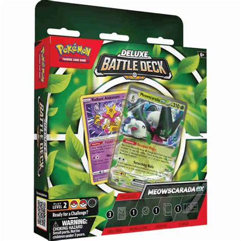 Pokemon Meowscarada Ex DELUXE Battle Deck 60 Cards More Pokemon USA